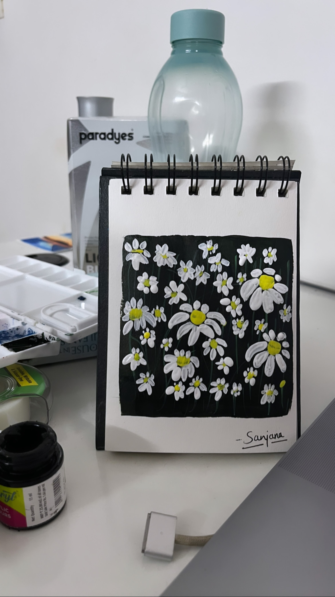 A sketch or craft piece