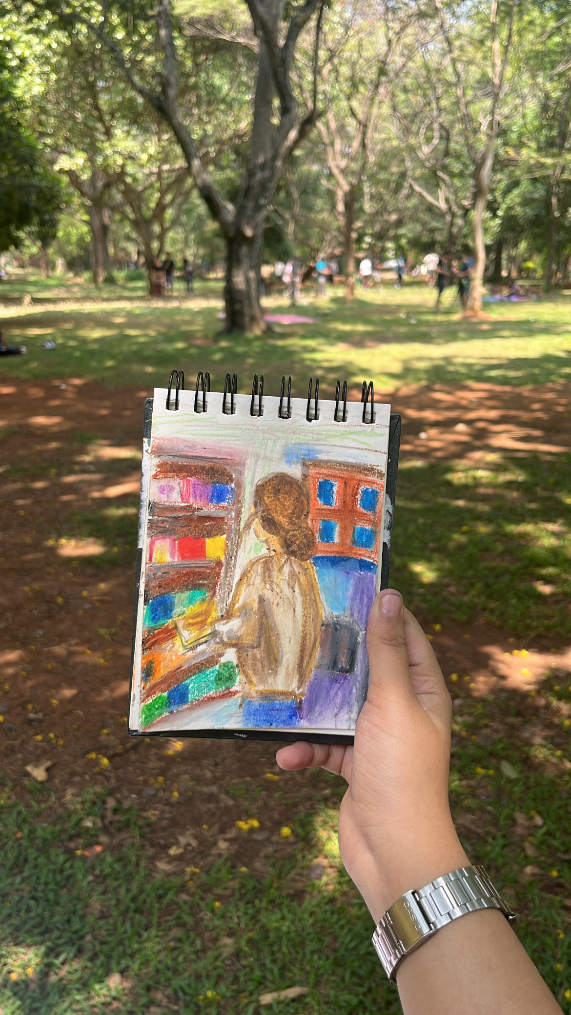 A sketch or craft piece